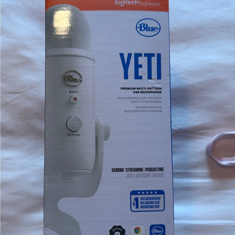 Logitech Creators Blue Yeti USB Microphone - White